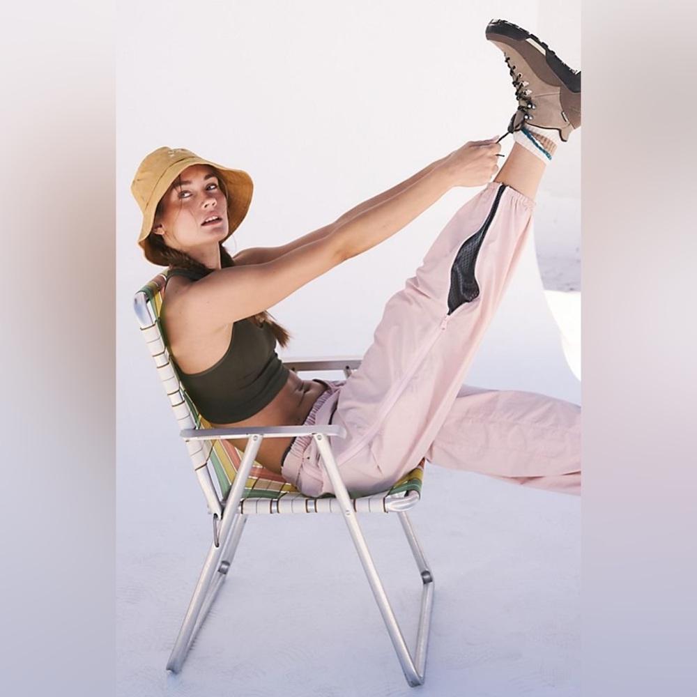 Free People Movement Three Pointer Track Pants with Full Side Zippers - Picture 4 of 10